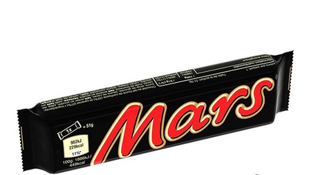 chocolat mars 51g