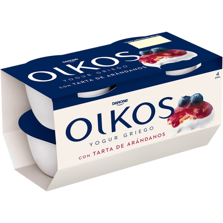 OLKOS YOGUR GRIEGO MIRTILO TARTA DE ARANDANOS /4