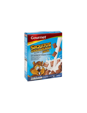 Cerealed gourmet saquitos lait 500g