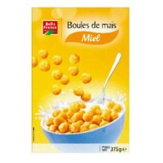 CORN FLAKES BOULES DE MAIS MIEL 375G