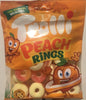 Sachet halal peach rings 100g