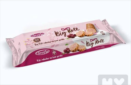 Gateau big roll cherry Insifa 240g