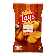 chips poulet roti lays 75g