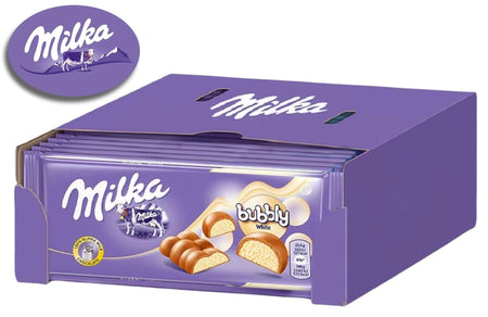 MILKA BUBBLY WHITE 95G